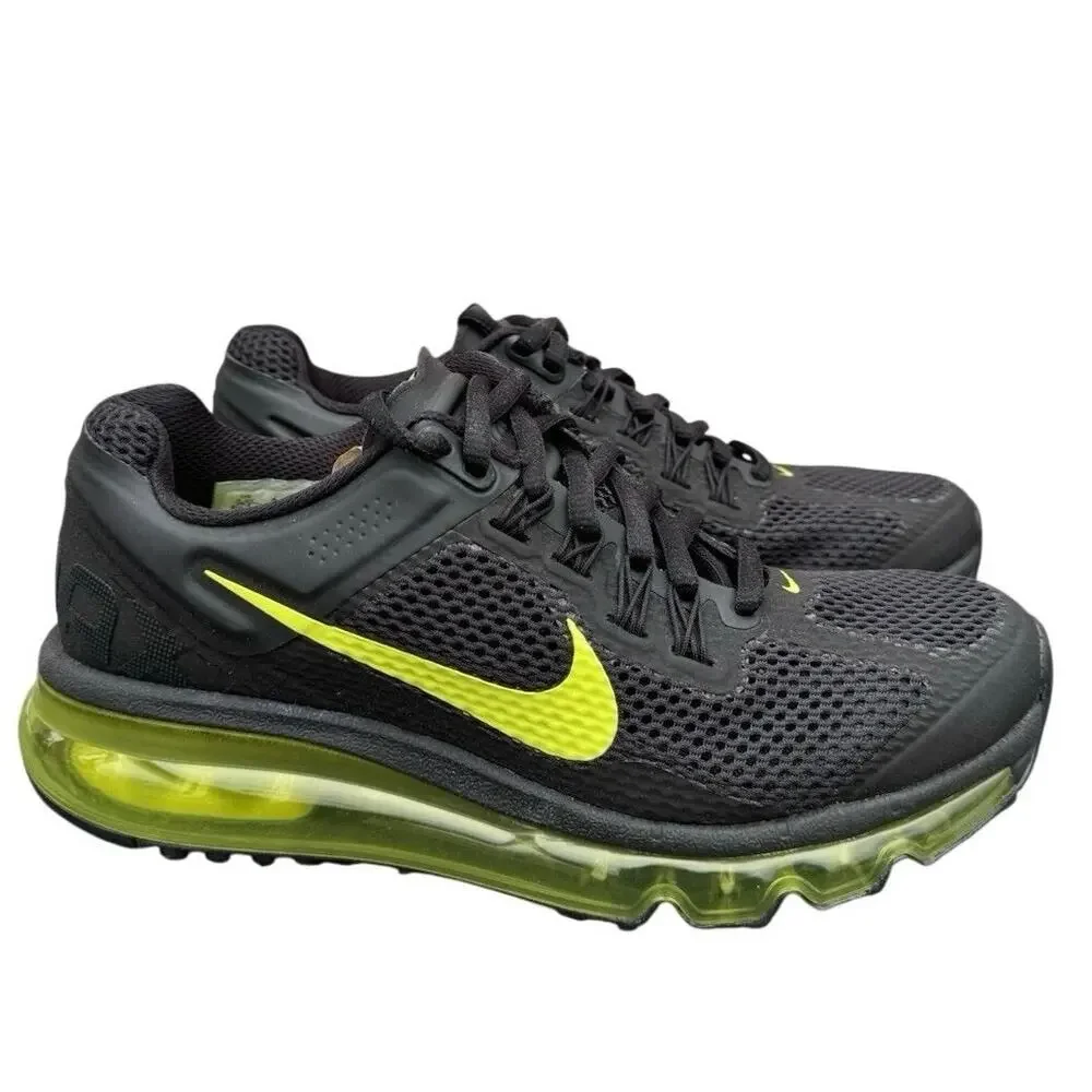 Nike Air Max 2013 GS 'Anthracite Cyber' 555426-004 women’s 6 /Youth 4.5 NWB